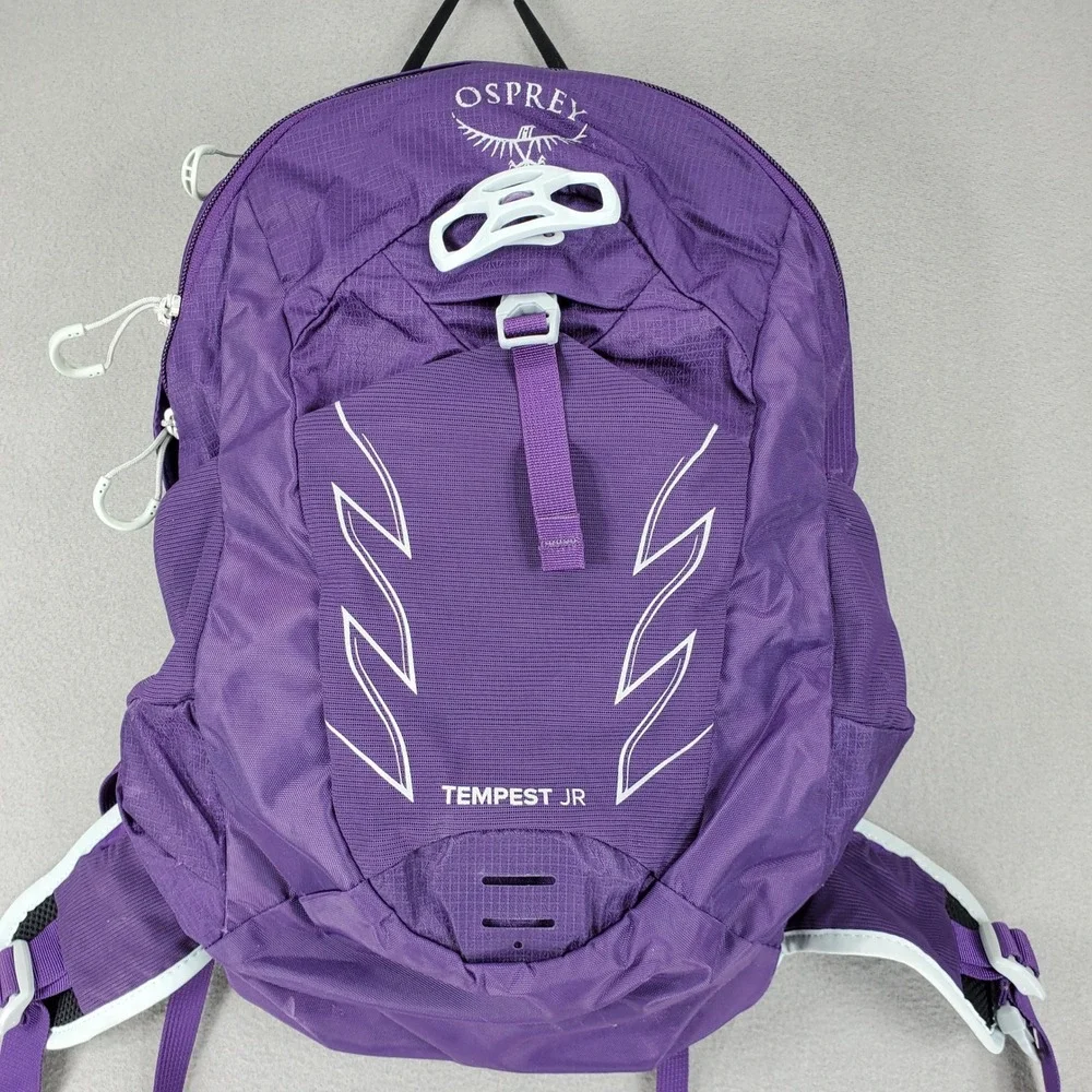 Osprey Tempest Jr Backpack Kids Purple Hiking Daypack 11L AirScape Outdoor